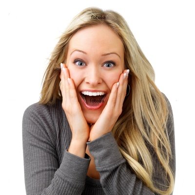 surprised girl