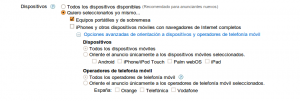 dispositivos moviles y adwords