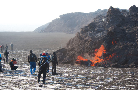volcan islandia y glaciación